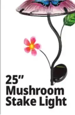 Ocean State Job Lot Outdoor Living Accents Solar Mushroom Stake Light 25 offer