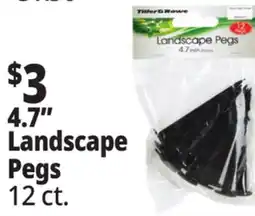 Ocean State Job Lot Tiller & Rowe Landscape Pegs 12 Count offer
