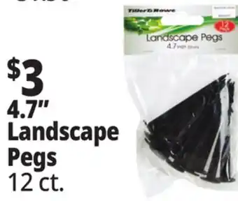 Ocean State Job Lot Tiller & Rowe Landscape Pegs 12 Count offer