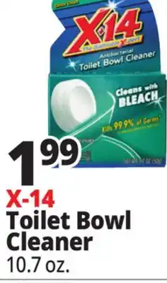 Ocean State Job Lot X-14 Antibacterial Drop-In Toilet Bowl Cleaner offer