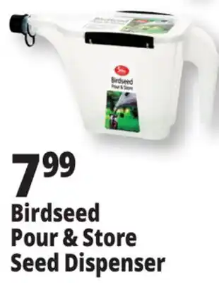 Ocean State Job Lot Birdseed Pour & Store Dispenser offer