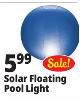Ocean State Job Lot Outdoor Living Accents Floating Solar Pool Light 4.3 offer