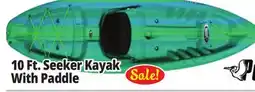 Ocean State Job Lot Pelican Seeker 100X Kayak w/ Paddle offer