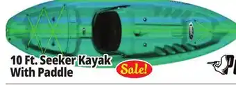 Ocean State Job Lot Pelican Seeker 100X Kayak w/ Paddle offer