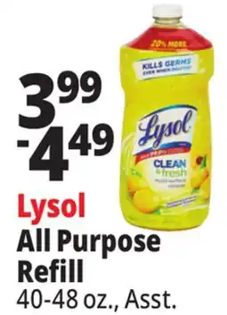 Ocean State Job Lot Lysol Clean & Fresh Multi-Surface Cleaner Sparkling Lemon & Sunflower Essence Scent 48 oz offer
