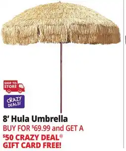 Ocean State Job Lot 8' Hula Umbrella offer