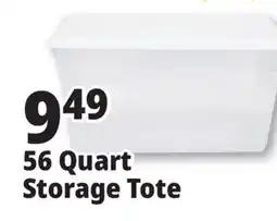 Ocean State Job Lot 56 Quart Storage Tote offer