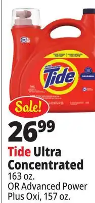 Ocean State Job Lot Tide Ultra Concentrated Original Laundry Detergent 163 oz offer