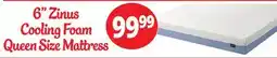 Ocean State Job Lot Zinus 6 Cooling Essential Memory Foam Mattress Queen offer