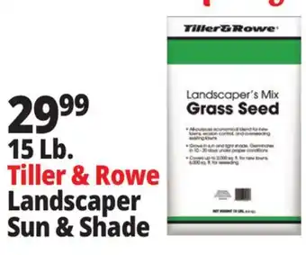 Ocean State Job Lot Tiller & Rowe Landscaper's Sun & Shade Grass Seed offer