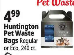 Ocean State Job Lot Huntington Pet Products Waste Bags 16 Rolls offer