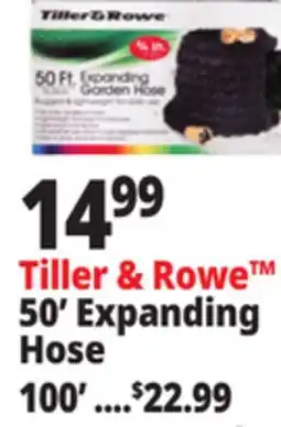 Ocean State Job Lot Tiller & Rowe 3/4 Expanding Garden Hose 50' offer
