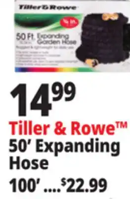 Ocean State Job Lot Tiller & Rowe 3/4 Expanding Garden Hose 50' offer