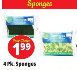 Ocean State Job Lot Resultz Heavy-Duty Sponges 4 Count offer