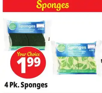 Ocean State Job Lot Resultz Heavy-Duty Sponges 4 Count offer