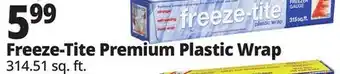 Ocean State Job Lot freeze-tite Premium Freezer Gauge Plastic Wrap 315 Sq ft offer