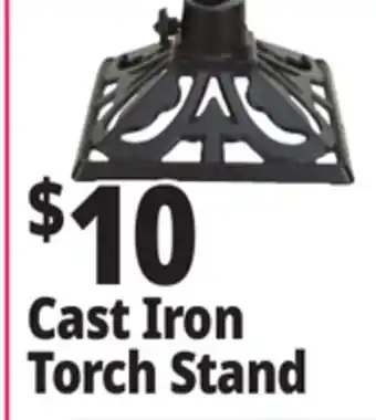 Ocean State Job Lot Cast Iron Torch Stand offer