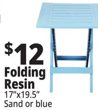 Ocean State Job Lot Gracious Living Folding Side Table Blue offer