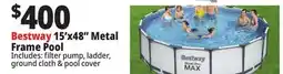 Ocean State Job Lot Bestway 15' x 48 Steel Pro Max Above Ground Pool Set offer