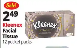 Ocean State Job Lot Kleenex Ultra Soft Pocket Pack Face Tissues 12 Count offer