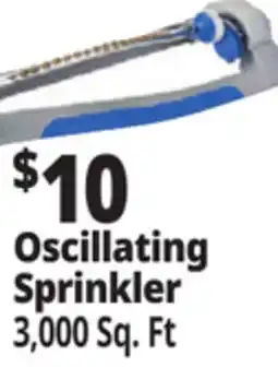 Ocean State Job Lot Tiller & Rowe Oscillating Sprinkler 3 000 sqft offer