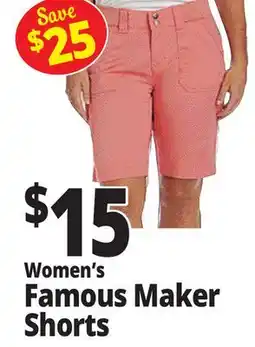 Ocean State Job Lot Women's Famous Maker Shorts offer