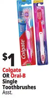 Ocean State Job Lot Colgate Extra Clean Medium Toothbrush offer