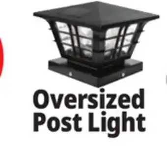 Ocean State Job Lot Oversized Post Light offer
