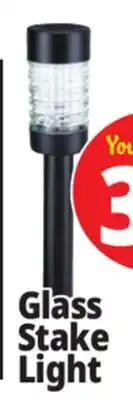 Ocean State Job Lot Solar Stake Light Black offer