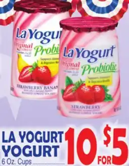 Bravo Supermarkets LA YOGURT YOGURT offer