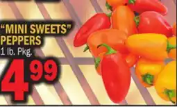 Bravo Supermarkets MINI SWEETS PEPPERS offer