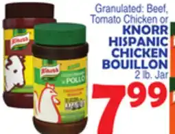 Bravo Supermarkets KNORR HISPANIC CHICKEN BOUILLON offer