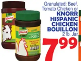 Bravo Supermarkets KNORR HISPANIC CHICKEN BOUILLON offer