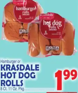 Bravo Supermarkets KRASDALE HOT DOG ROLLS offer