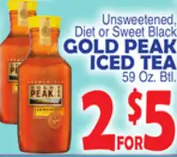 Bravo Supermarkets GOLD PEAK ICED TEA offer