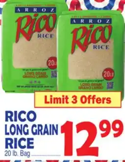 Bravo Supermarkets RICO LONG GRAIN RICE offer
