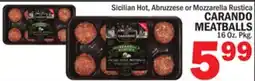 Bravo Supermarkets CARANDO MEATBALLS offer