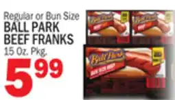 Bravo Supermarkets BALL PARK BEEF FRANKS offer