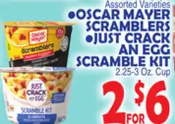Bravo Supermarkets OSCAR MAYER SCRAMBLERS, JUST CRACK AN EGG SCRAMBLE KIT offer