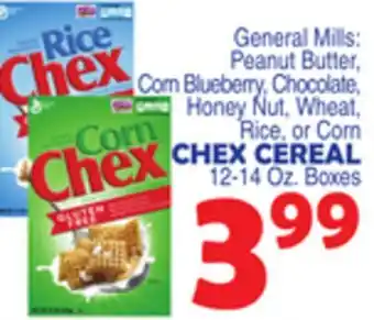 Bravo Supermarkets General Mills CHEX CEREAL offer
