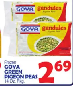 Bravo Supermarkets GOYA GREEN PIGEON PEAS offer