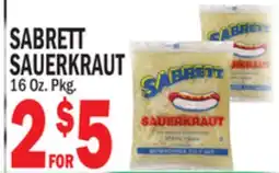 Bravo Supermarkets SABRETT SAUERKRAUT offer