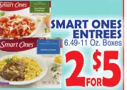 Bravo Supermarkets SMART ONES ENTREES offer