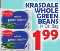 Bravo Supermarkets KRASDALE WHOLE GREEN BEANS offer