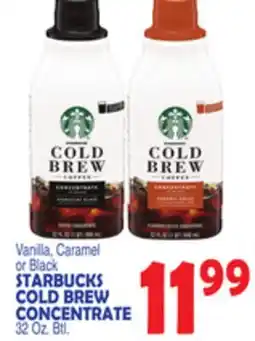 Bravo Supermarkets STARBUCKS COLD BREW CONCENTRATE offer