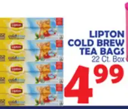 Bravo Supermarkets LIPTON COLD BREW TEA BAGS offer