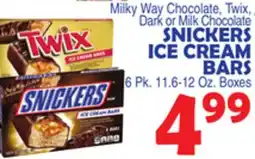 Bravo Supermarkets SNICKERS ICE CREAM BARS offer