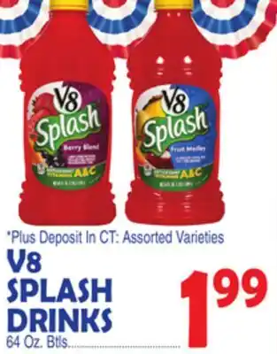 Bravo Supermarkets V8 SPLASH DRINKS offer