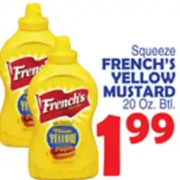 Bravo Supermarkets FRENCH'S YELLOW MUSTARD offer