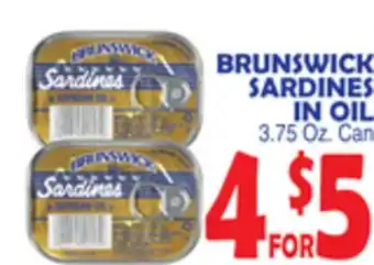 Bravo Supermarkets BRUNSWICK SARDINES IN OIL offer